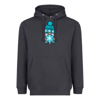 Smoke winter gnome with snowflake Heavyweight Hoodie - BundleAndBundleShop