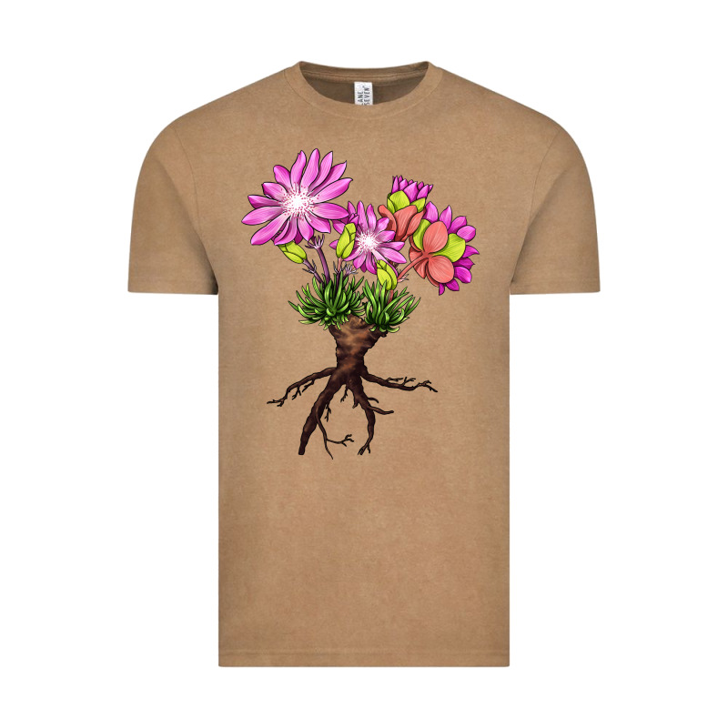 Bitterroot Flower Illustrations Vintage Tee by LillyAllenDesigns | Teevron
