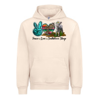 Sandshell Peace Love Southdown Sheep Urban Hoodie - LillyAllenDesigns