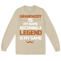 Mushroom Grandaddy Is My Name Becoming A Legend Is My Game Long Sleeve Tee - Bettercallsaul