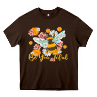 Chocolate Brown be you tiful Heavy Core Tee - MaliasSmallBusiness