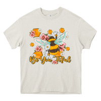 Cream be you tiful Heavy Core Tee - MaliasSmallBusiness