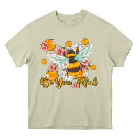 Mossy be you tiful Heavy Core Tee - MaliasSmallBusiness