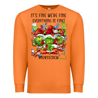 Carrot it's fine we're fine everythıng is fine! nursecre Premium Sweatshirt - FaDigitalArtStudio