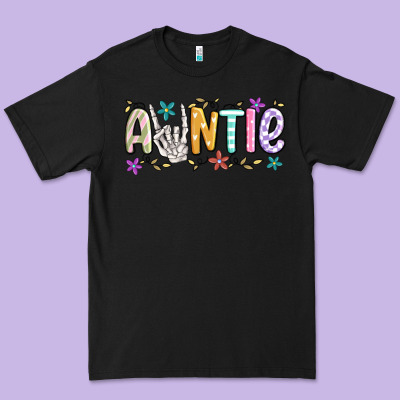 Auntie Premium Tee Designed By Maliassmallbusiness