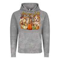 Cloud Rock welcome fall with dogs Vintage Hoodie - LillyAllenDesigns