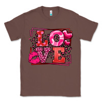 Chestnut Love Valentine's Day leopard frame Classic Tee - LillyAllenDesigns