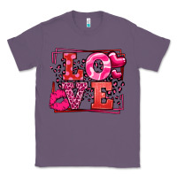 Lavender Love Valentine's Day leopard frame Classic Tee - LillyAllenDesigns
