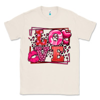 Natural Love Valentine's Day leopard frame Classic Tee - LillyAllenDesigns