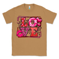 Toasted Coconut Love Valentine's Day leopard frame Classic Tee - LillyAllenDesigns