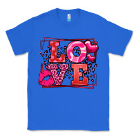 True Royal Love Valentine's Day leopard frame Classic Tee - LillyAllenDesigns
