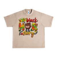French Oak black her story Urban Heavy Tee - Artiststas