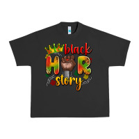 Pigment Black black her story Urban Heavy Tee - Artiststas