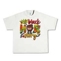 Black Her Story Urban Heavy Tee | Teevron