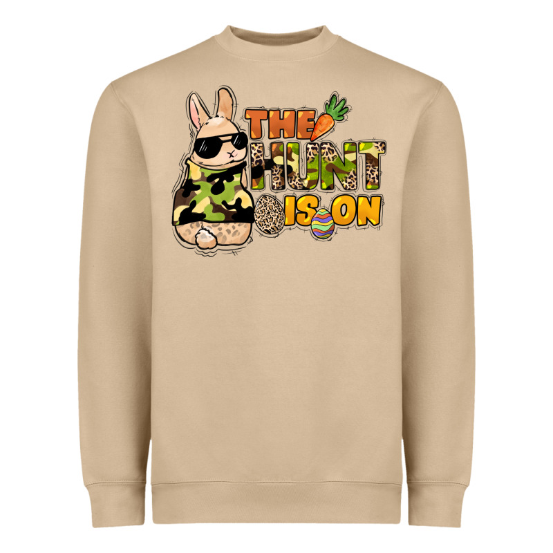 The Hunt Is On Easter Day Heavyweight Sweatshirt by HowdyJamesFarm | Teevron