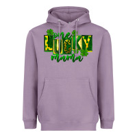 Lavender one lucky mama st patricks Heavyweight Hoodie - FaDigitalArtStudio