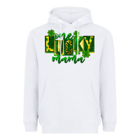 White one lucky mama st patricks Heavyweight Hoodie - FaDigitalArtStudio