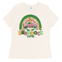 Bone shamrock cutie Ladies Tee - MaliasSmallBusiness