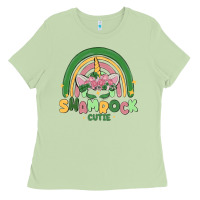 Matcha shamrock cutie Ladies Tee - MaliasSmallBusiness