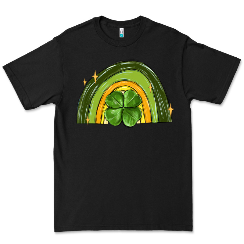 St Patrick S Day Shamrock Rainbow Premium Tee by MaliasSmallBusiness | Teevron