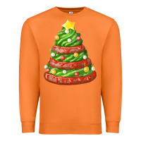 Carrot green chocolate christmas cookie cake Premium Sweatshirt - FaDigitalArtStudio