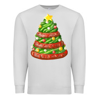 Dove Grey green chocolate christmas cookie cake Premium Sweatshirt - FaDigitalArtStudio
