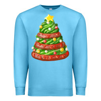Ocean Blue green chocolate christmas cookie cake Premium Sweatshirt - FaDigitalArtStudio