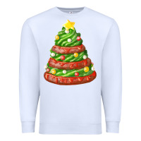 White green chocolate christmas cookie cake Premium Sweatshirt - FaDigitalArtStudio