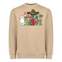 He Is Alive Easter Day Heavyweight Sweatshirt | Teevron