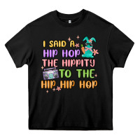 Black i said a hip hop Heavy Core Tee - MaliasSmallBusiness