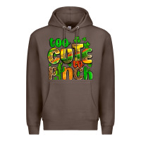 Coffee St. Patrick's too cute to pinch Premium Hoodie - OliviaCreatesArt