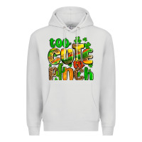 Dove Grey St. Patrick's too cute to pinch Premium Hoodie - OliviaCreatesArt