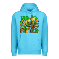 Ocean Blue St. Patrick's too cute to pinch Premium Hoodie - OliviaCreatesArt