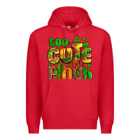 Red St. Patrick's too cute to pinch Premium Hoodie - OliviaCreatesArt