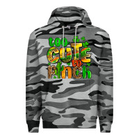 Slate Camo St. Patrick's too cute to pinch Premium Hoodie - OliviaCreatesArt