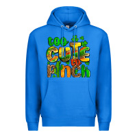 True Royal St. Patrick's too cute to pinch Premium Hoodie - OliviaCreatesArt