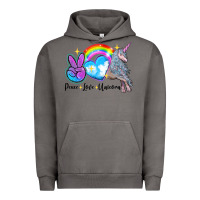Pigment Tornado peace love unicorn Urban Hoodie - LillyAllenDesigns