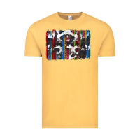 Vintage Mustard cowhide, leopard serape backgraund Vintage Tee - JahusDesignShop