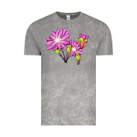 Cloud Rock Bitterroot Flower Illustrations Vintage Tee - LillyAllenDesigns