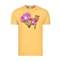 Vintage Mustard Bitterroot Flower Illustrations Vintage Tee - LillyAllenDesigns