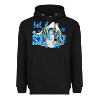 Black let it snow christmas Heavyweight Hoodie - FaDigitalArtStudio