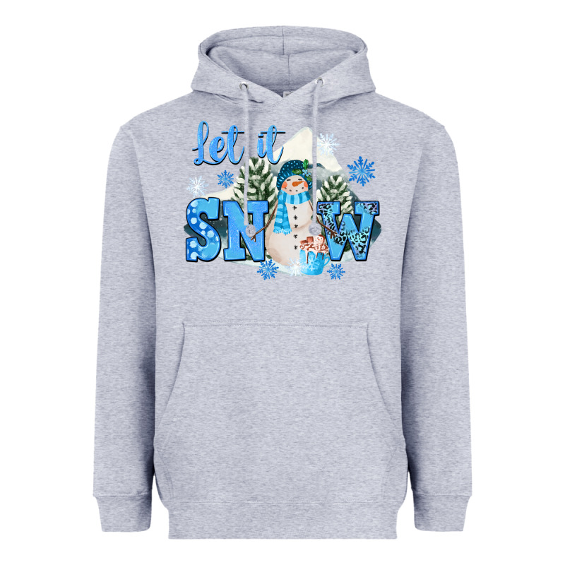 Let It Snow Christmas Heavyweight Hoodie by FaDigitalArtStudio | Teevron