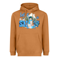 Meerkat let it snow christmas Heavyweight Hoodie - FaDigitalArtStudio