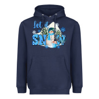 Navy let it snow christmas Heavyweight Hoodie - FaDigitalArtStudio