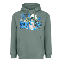 Sage let it snow christmas Heavyweight Hoodie - FaDigitalArtStudio
