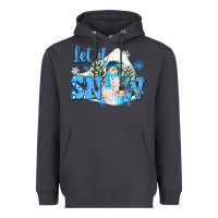 Smoke let it snow christmas Heavyweight Hoodie - FaDigitalArtStudio