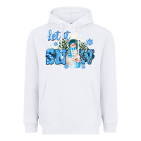 White let it snow christmas Heavyweight Hoodie - FaDigitalArtStudio