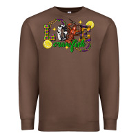 Chestnut mardi gras love crawfish Premium Sweatshirt - FaDigitalArtStudio