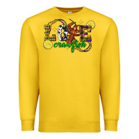 Lemon mardi gras love crawfish Premium Sweatshirt - FaDigitalArtStudio