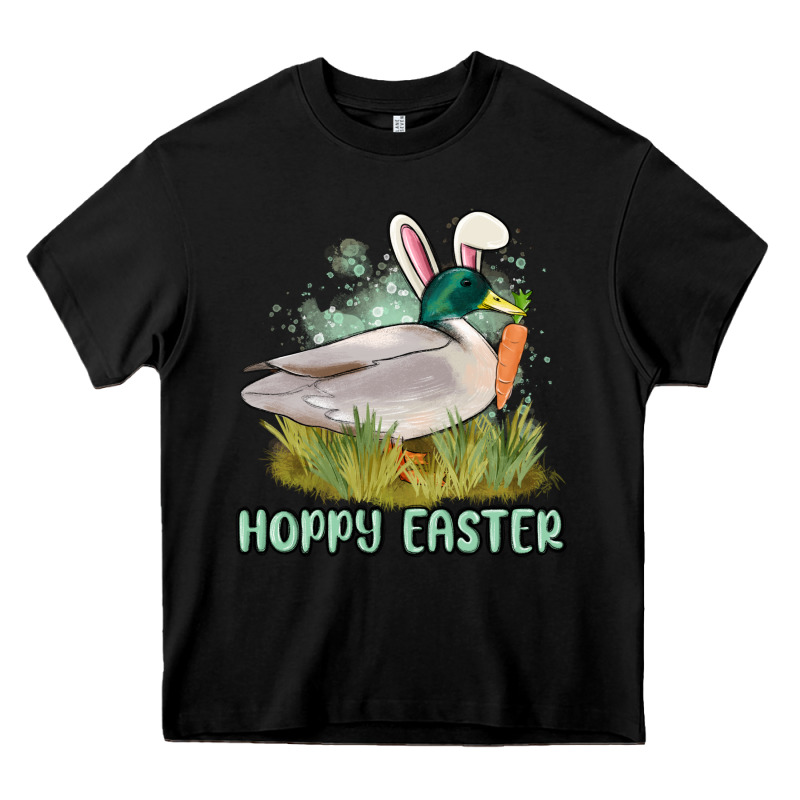 Hoppy Easter Duck Hunting Heavy Core Tee by MaliasSmallBusiness | Teevron